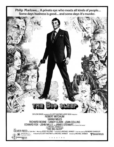 The Big Sleep-1978-Robert Mitchum-press book image